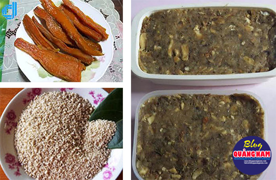 Những món ngon từ khoai của người Quảng: khoai chẻ, khoai chà, khoai ngào.